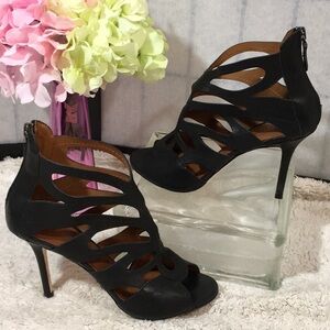 Latitude Femme leather heels